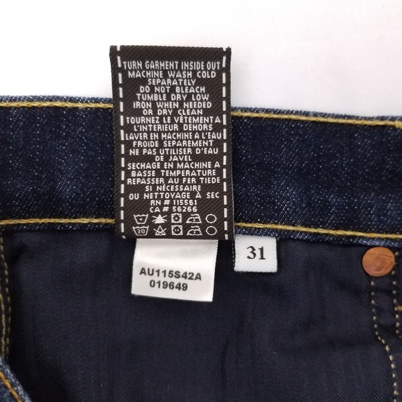 7FAMK 7 For All Mankind DOJO Jeans Dark Wash 31 - Picture 8 of 8